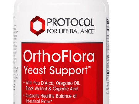 Protocol For Life Balance, OrthoFlora, Yeast Support, 90 Veg Capsules Fashion