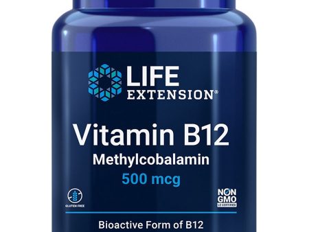 Life Extension, Vitamin B12 Methylcobalamin, 500 mcg, 100 vegetarian lozenges For Sale