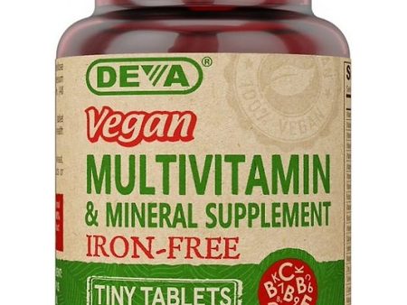 DEVA Nutrition, Vegan Multivitamin & Mineral Supplement, Iron-Free, 90 Tablets Discount