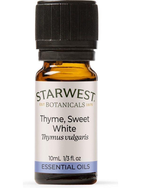 Starwest Botanicals, Thyme White Essential Oil, 1 3 fl oz on Sale