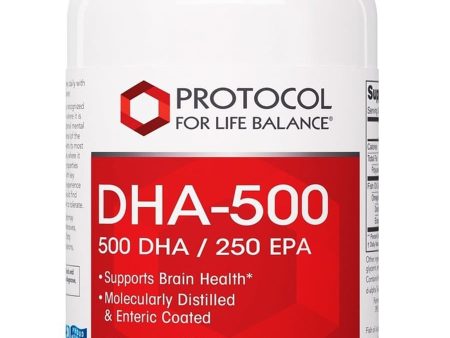 Protocol For Life Balance, DHA-500, 120 Softgels Hot on Sale