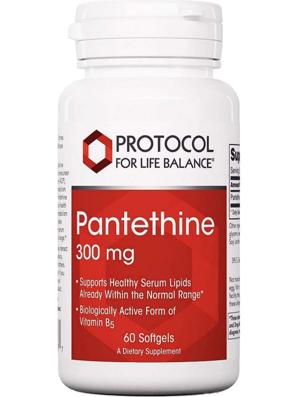 Protocol For Life Balance, Pantethine, 300 mg, 60 Softgels Fashion