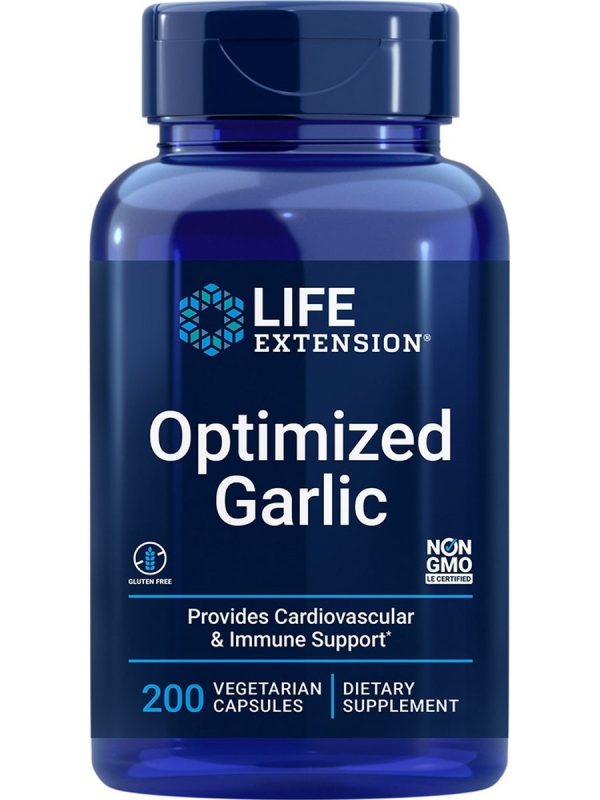 Life Extension, Optimized Garlic, 200 vegetarian capsules Online Hot Sale