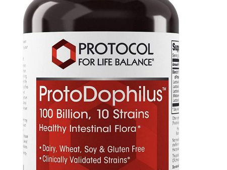 Protocol For Life Balance, ProtoDophilus, 100 Billion, 10 Strains, 30 Veg Capsules For Sale