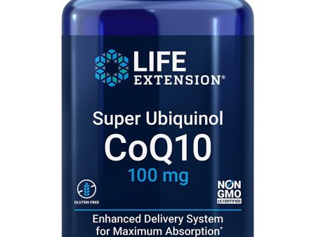 Life Extension, Super Ubiquinol CoQ10, 100 mg, 60 softgels Hot on Sale