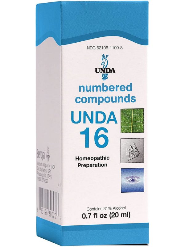 UNDA, UNDA 16 Homeopathic Preparation, 0.7 fl oz Hot on Sale