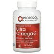 Protocol For Life Balance, Molecularly Distilled Ultra Omega-3, 500 EPA 250 DHA, 180 Softgels Cheap