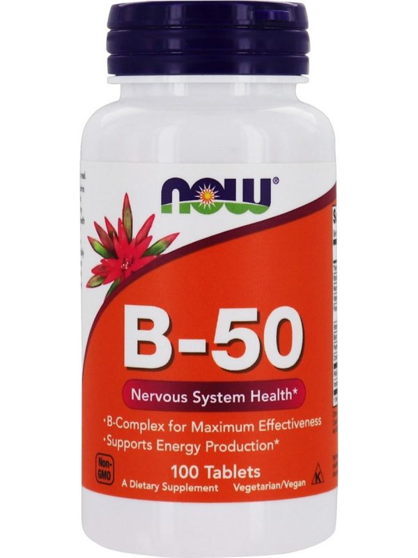 NOW Foods, B-50, 100 tablets Cheap