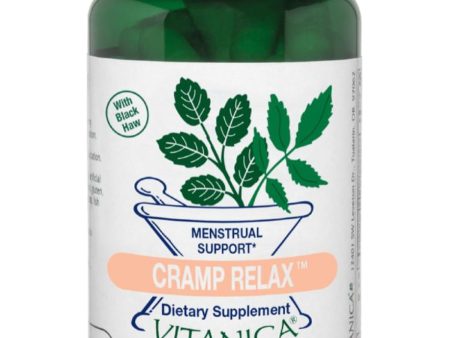 Vitanica, Cramp Relax (Formerly Cramp Bark Extra), 60 Vegetarian Capsules Online Sale