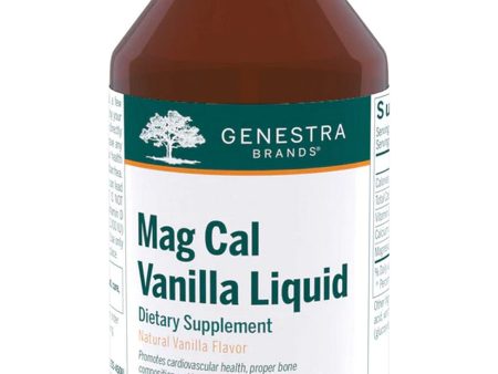 Genestra, Mag Cal Vanilla Liquid Dietary Supplement, 15.2 fl oz Online Hot Sale