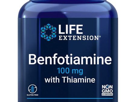 Life Extension, Benfotiamine with Thiamine, 100 mg, 120 vegetarian capsules Sale