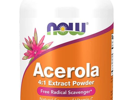 NOW Foods, Acerola 4:1 Extract Powder, 6 oz Discount