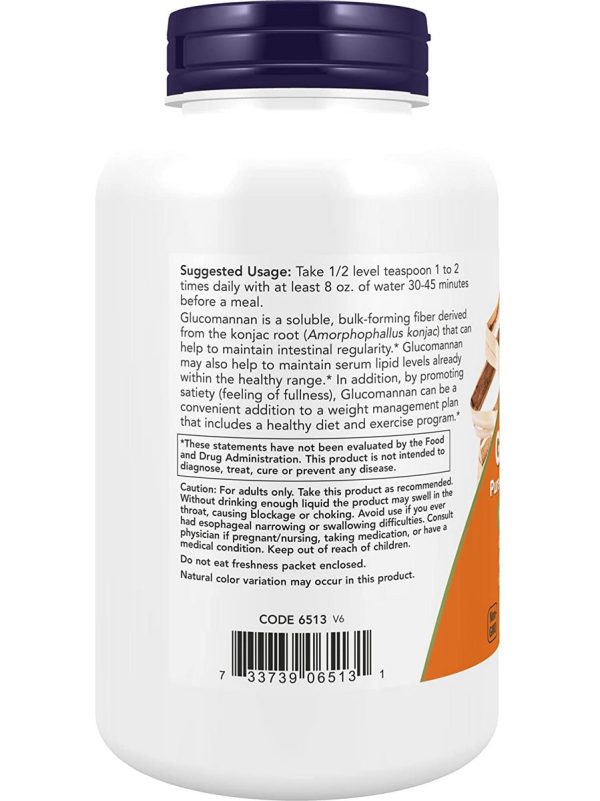 NOW Foods, Glucomannan Pure Powder, 8 oz Online Sale