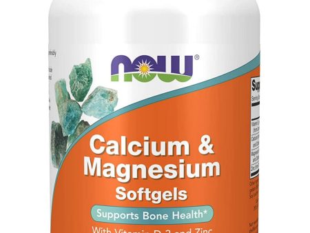 NOW Foods, Calcium & Magnesium Softgels, 120 softgels Online