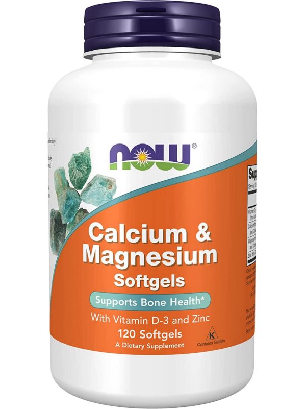 NOW Foods, Calcium & Magnesium Softgels, 120 softgels Online