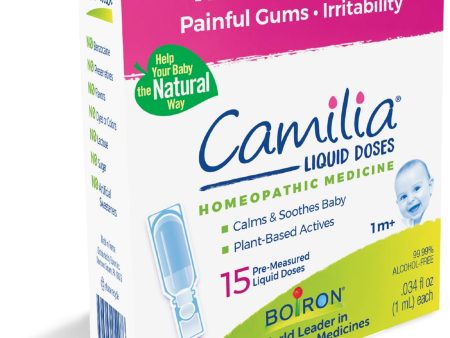 Boiron, Camilia Liquid Doses, 15 Pre-Measured Liquid Doses Sale