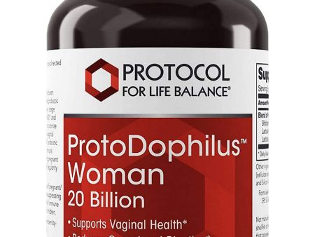 Protocol For Life Balance, ProtoDophilus Woman, 50 Veg Capsules For Discount