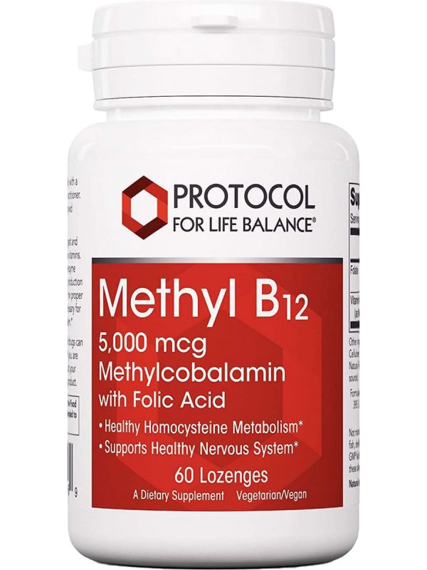 Protocol For Life Balance, Methyl B12, 5,000 mcg, 60 Lozenges Online Hot Sale