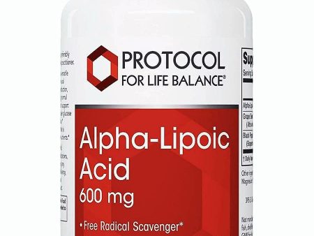 Protocol For Life Balance, Alpha-Lipoic Acid, 600 mg, 60 Veg Capsules on Sale