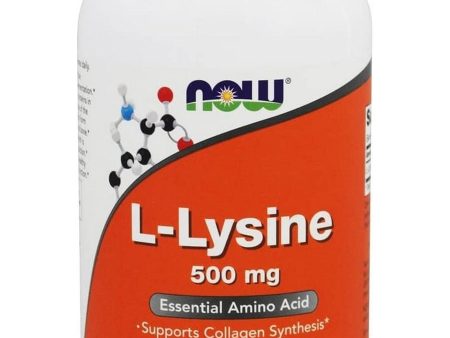 NOW Foods, L-Lysine 500 mg, 250 capsules Discount