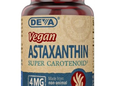 DEVA Nutrition, Vegan Astaxanthin Super Carotenoid, 4 Mg, 30 Vegan Caps Fashion