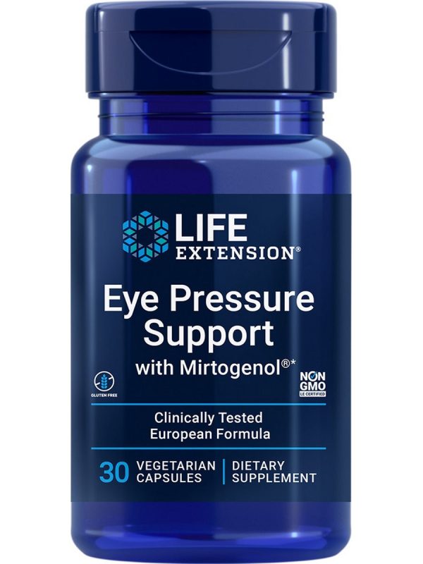 Life Extension, Eye Pressure Support with Mirtogenol®, 30 vegetarian capsules Supply