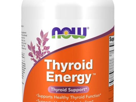 NOW Foods, Thyroid Energy™, 180 veg capsules Supply