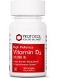 Protocol For Life Balance, Vitamin D3, Clinical Potency, 10,000 IU, 120 Softgels on Sale