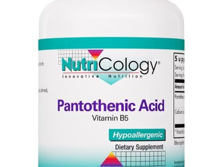 NutriCology, Pantothenic Acid Vitamin B5, 90 Vegetarian Capsules For Cheap