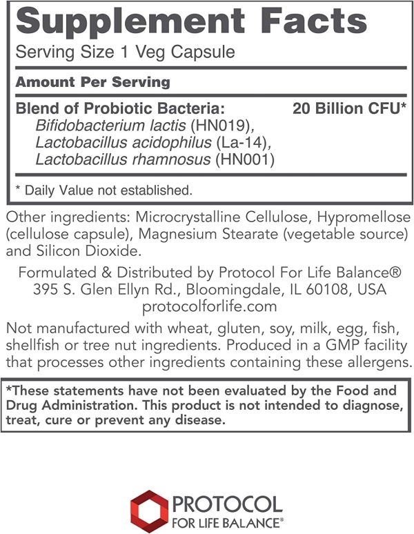 Protocol For Life Balance, ProtoDophilus Woman, 50 Veg Capsules For Discount