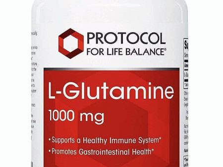 Protocol For Life Balance, L-Glutamine, 1,000 mg, 120 Veg Capsules For Discount