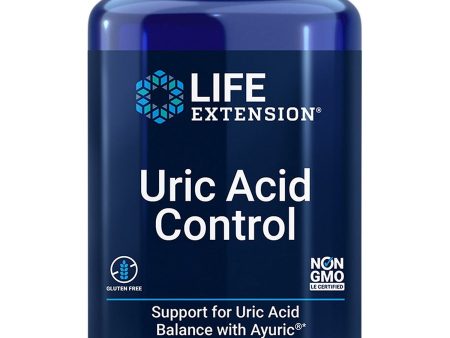 Life Extension, Uric Acid Control, 60 vegetarian capsules Online