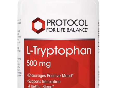 Protocol For Life Balance, L-Tryptophan, 500 mg, 120 Veg Capsules For Sale