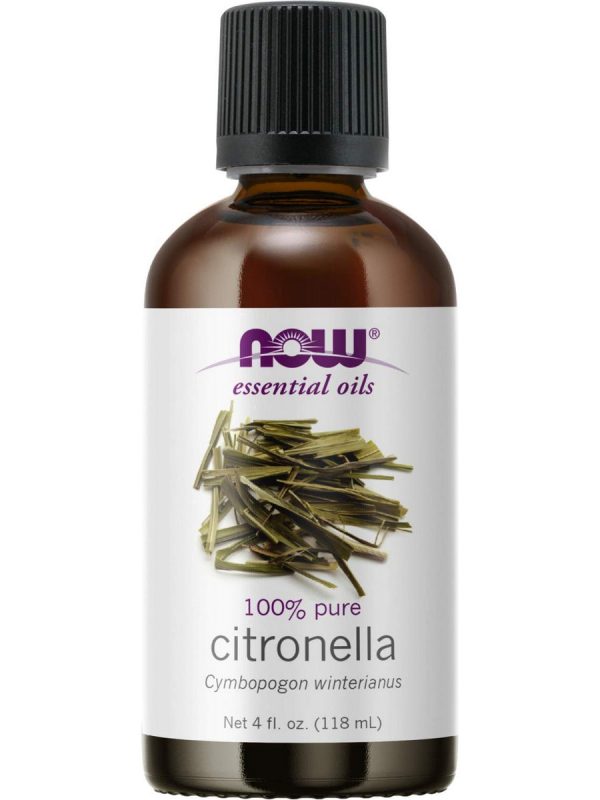 NOW Foods, Citronella Oil, 100% Pure, 4 fl oz Online Hot Sale