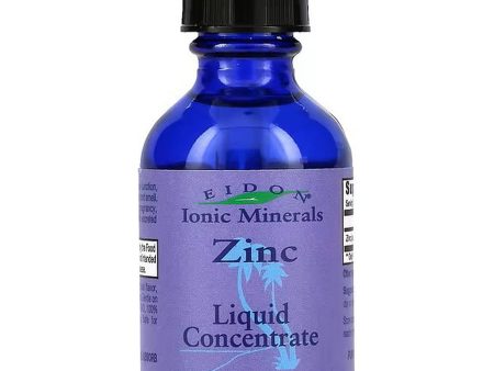 Eidon Ionic Minerals, Zinc, Liquid Concentrate, 2 oz (60ml) For Discount