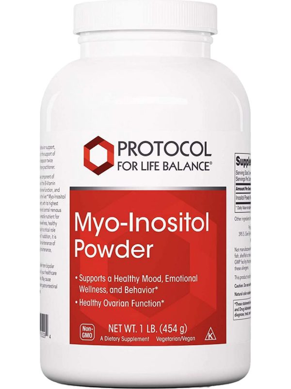 Protocol For Life Balance, Myo-Inositol Powder, 1 lb (454 g) Online now