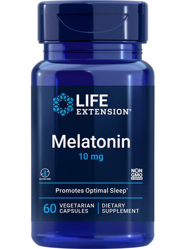 Life Extension, Melatonin, 10 mg, 60 vegetarian capsules Online Sale