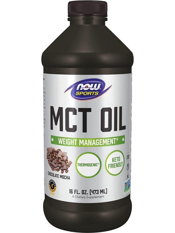 NOW Foods, MCT Oil, Chocolate Mocha, 16 fl oz Hot on Sale