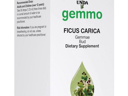 UNDA, gemmo Ficus Carica Dietary Supplement, 4.2 fl oz Online