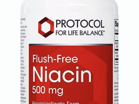 Protocol For Life Balance, Flush-Free Niacin, 500 mg, 90 Veg Capsules Supply