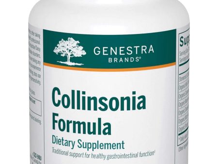 Genestra, Collinsonia Formula Dietary Supplement, 90 Vegetarian Capsules Online Sale