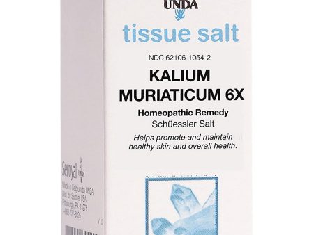 UNDA, Kalium Muriaticum 6X Homeopathic Remedy, 100 Tablets For Cheap