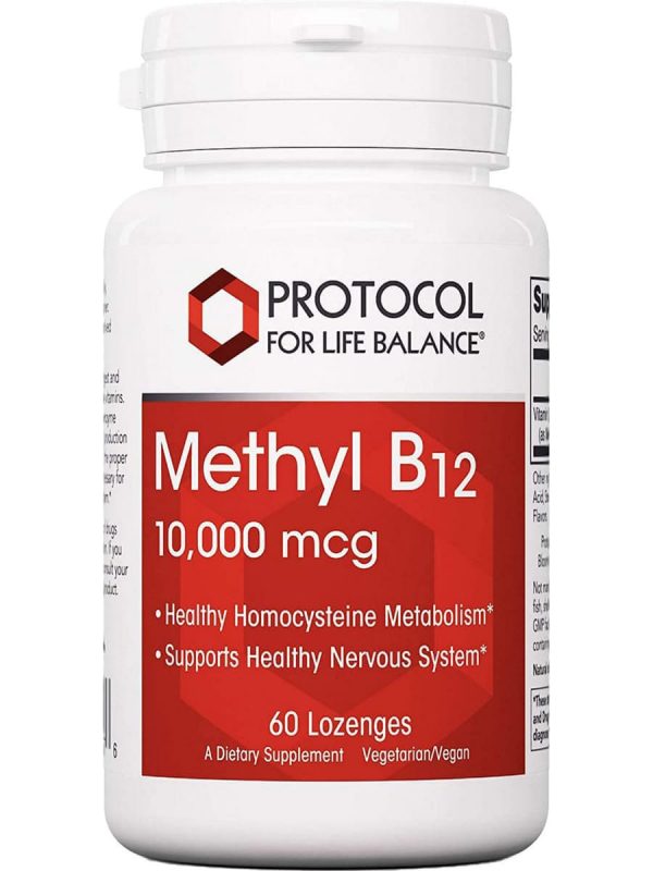 Protocol For Life Balance, Methyl B12 10,000 mcg, 60 Lozenges Sale