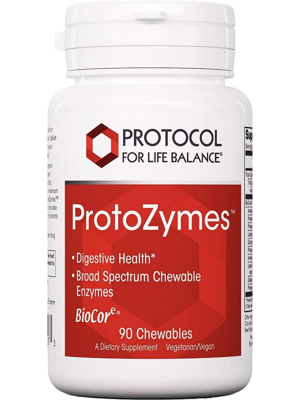 Protocol For Life Balance, ProtoZymes, 90 Chewables Fashion