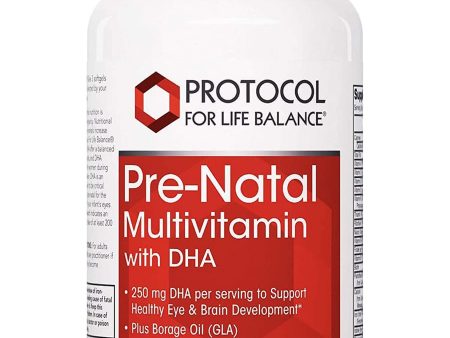 Protocol For Life Balance, Pre-Natal Multivitamin with DHA, 90 Softgels For Sale