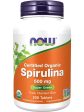 NOW Foods, Spirulina 500 mg, Organic, 200 tablets Online now