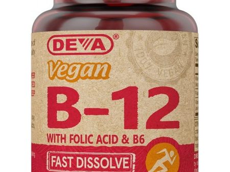 DEVA Nutrition, Vegan B-12 (1000 mcg), 90 Tablets Discount