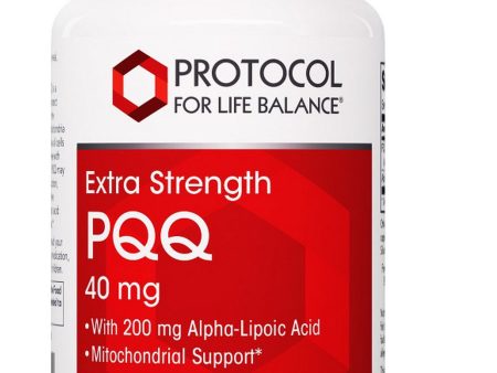 Protocol For Life Balance, PQQ, Extra Strength, 40 mg, 50 Veg Capsules Discount