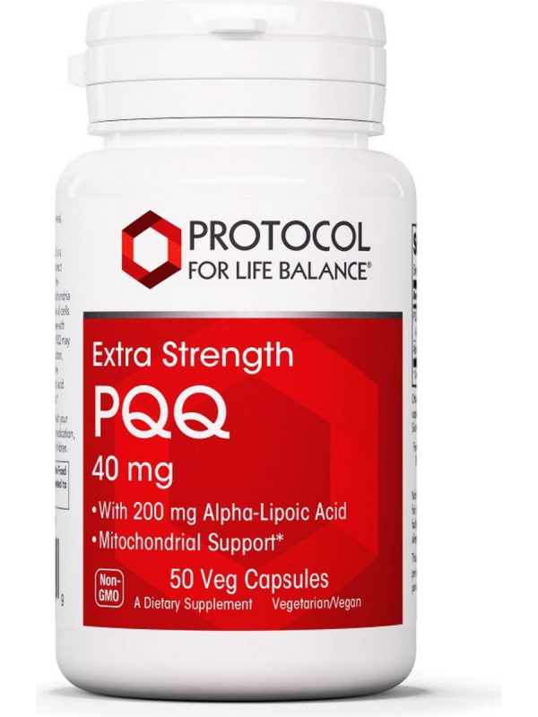 Protocol For Life Balance, PQQ, Extra Strength, 40 mg, 50 Veg Capsules Discount