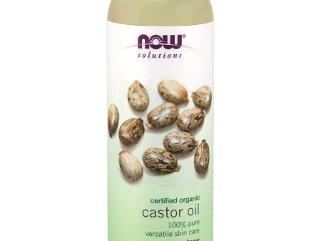 NOW Foods, Castor Oil, Organic, 8 fl oz For Cheap